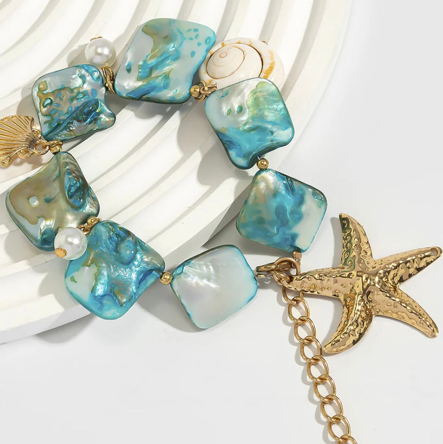 Sea Star blue bracelet