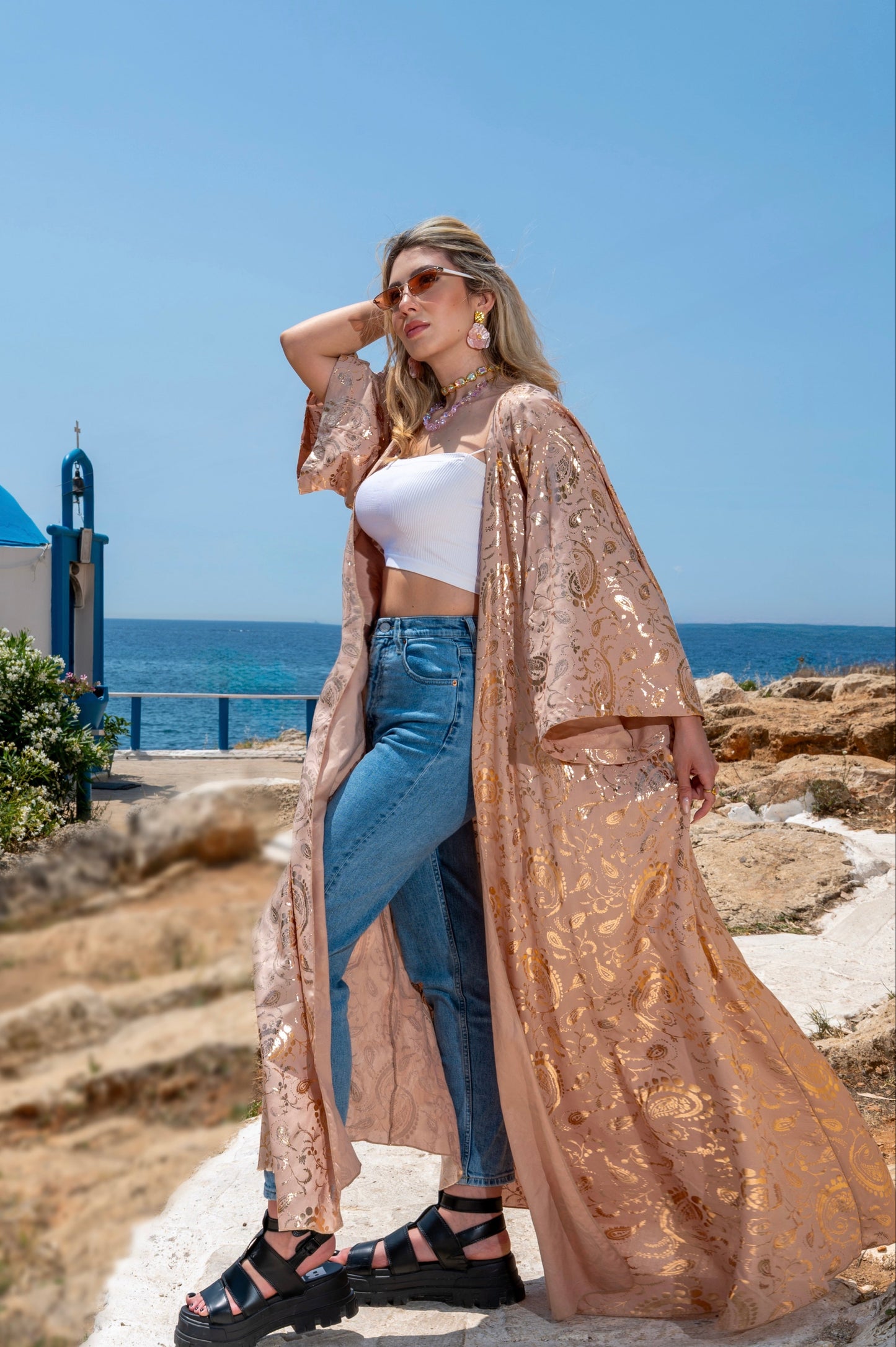 Pilos Kimono Dress