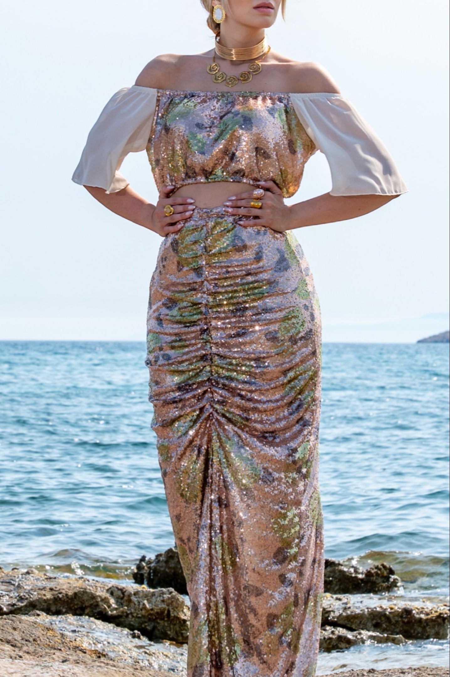 Paros Green Skirt