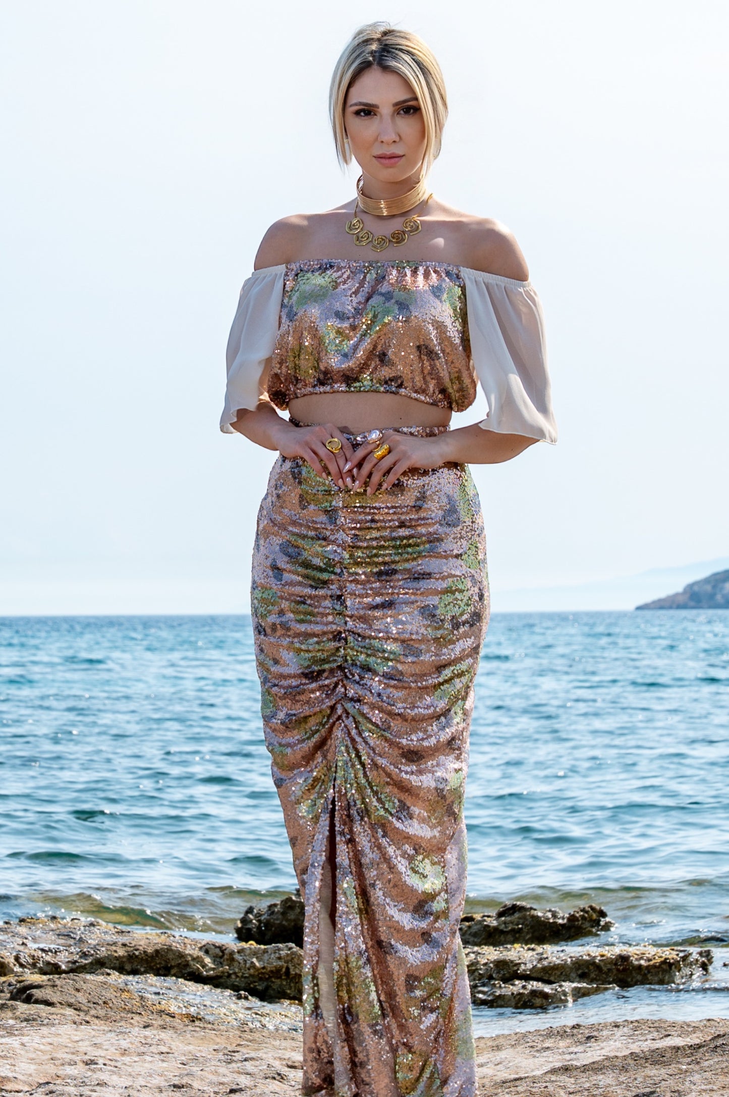 Paros Green Skirt