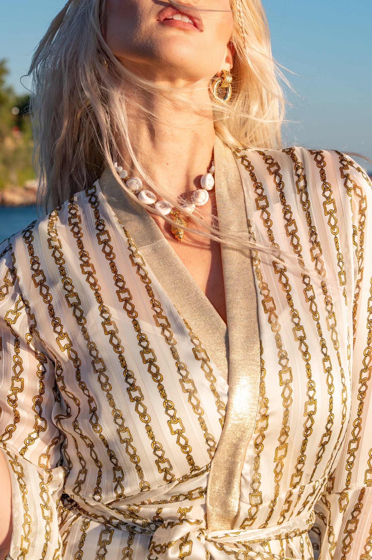 Artemis White Kimono Dress