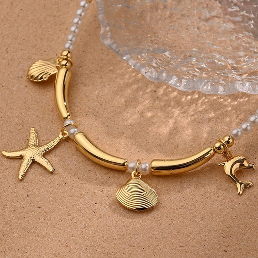Summer pearls necklace