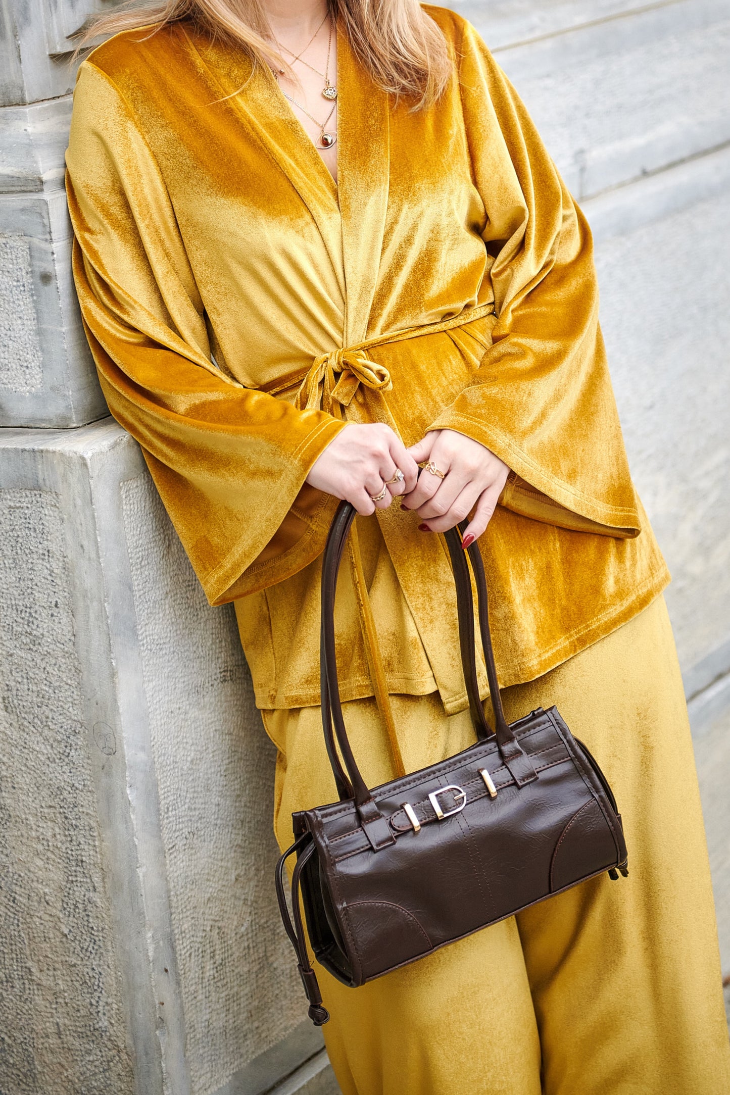 Analise Velvet Yellow Set