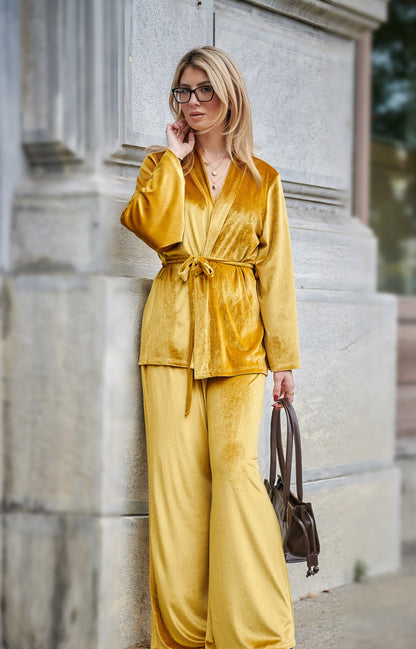 Analise Velvet Yellow Set