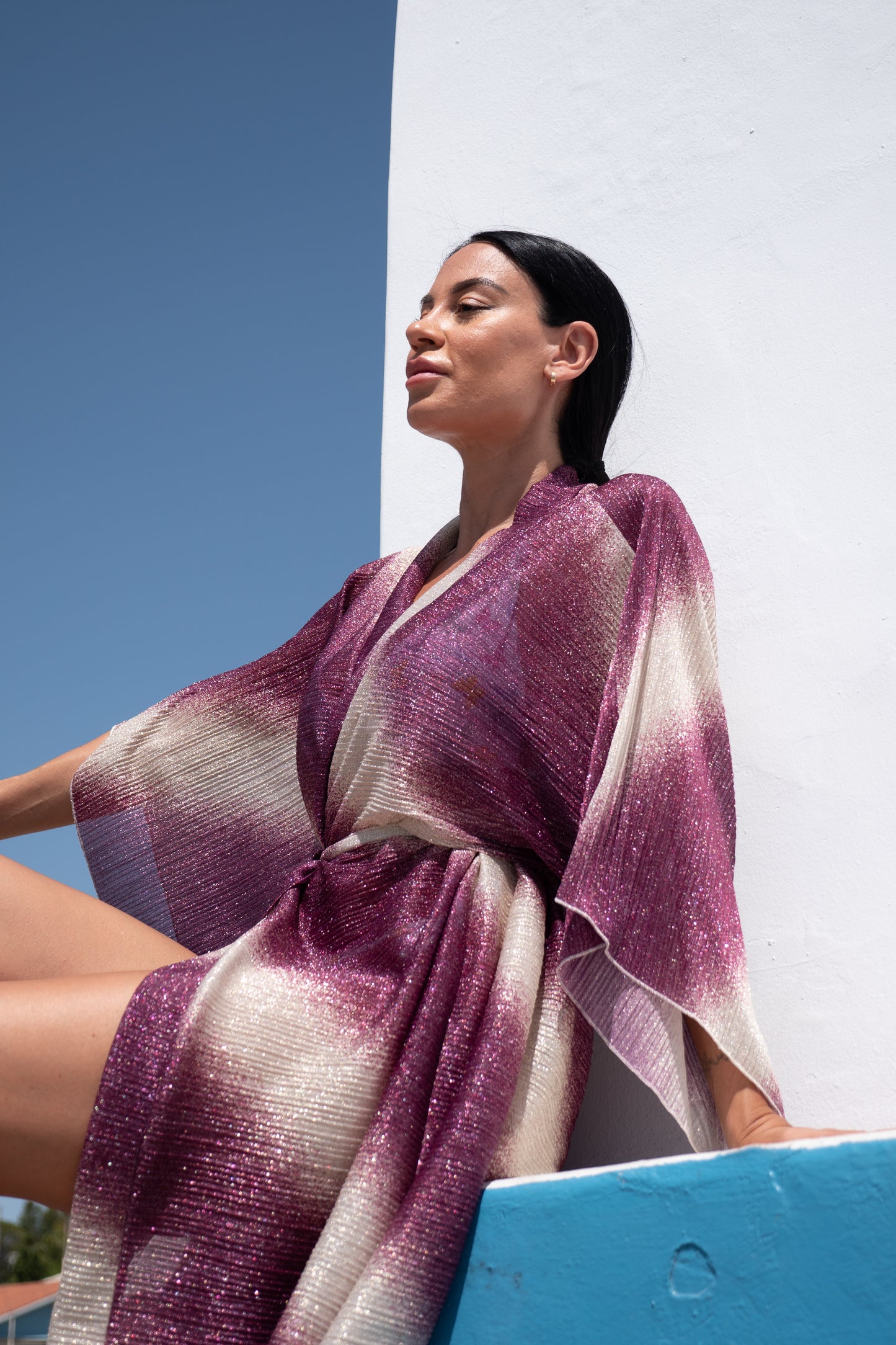 Dione Purple Kimono